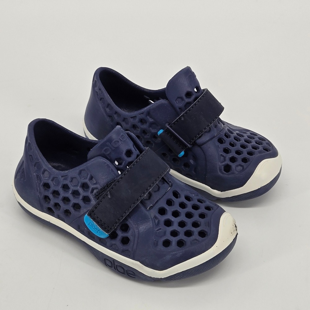 PLAE Mimo Waterproof Injection Molded Kids Water Shoes Navy Blue Size 8C